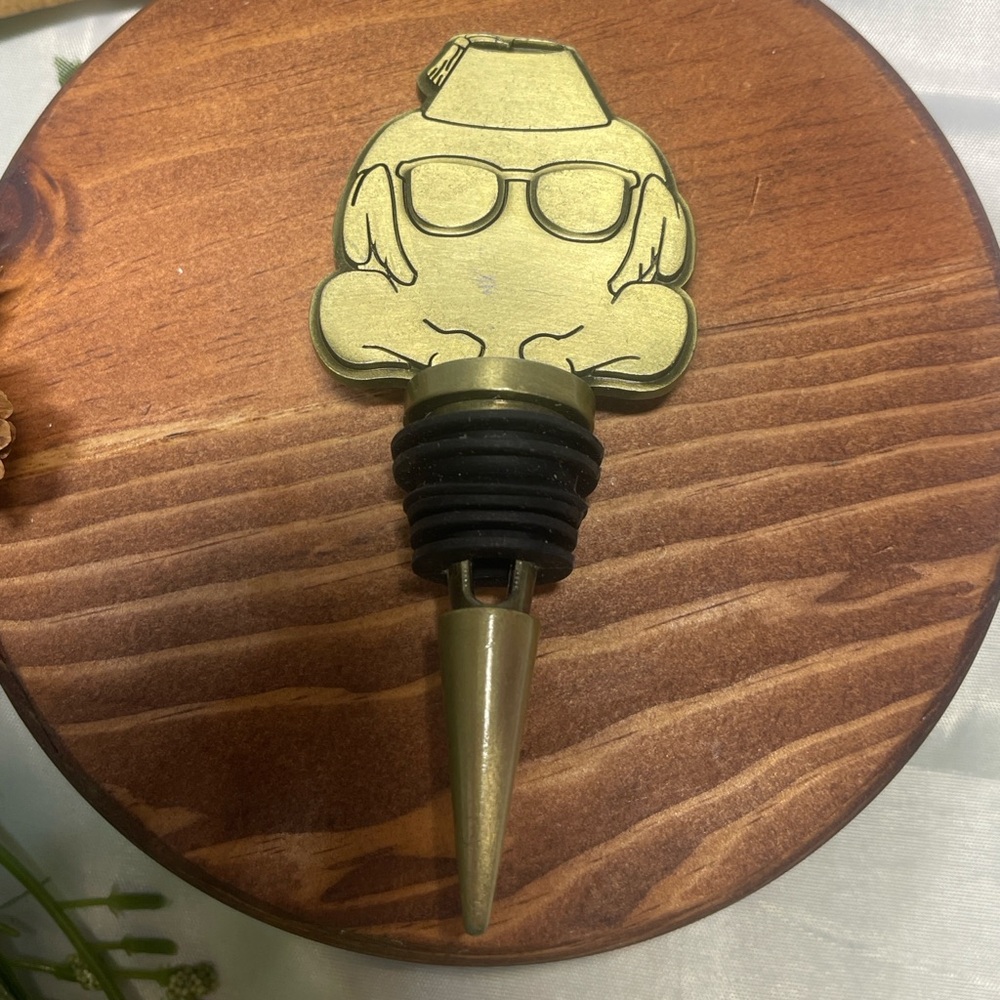 Friends TV Show Turkey Head Metal Bottle Stopper Novelty